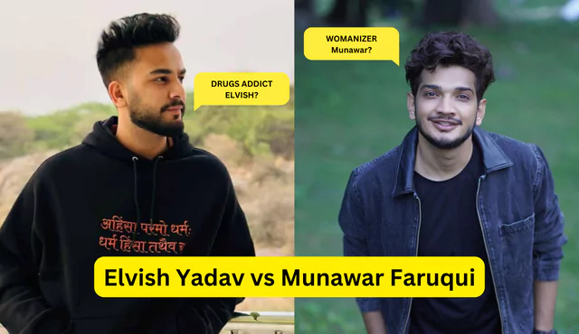 Elvish Yadav vs Munawar Faruqui Fan War On X: WOMANIZER Munawar or DRUGS ADDICT ELVISH?